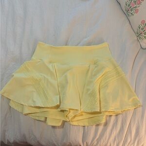 FP Movement by Free People Yellow Mini Skirt NEVER WORN!!